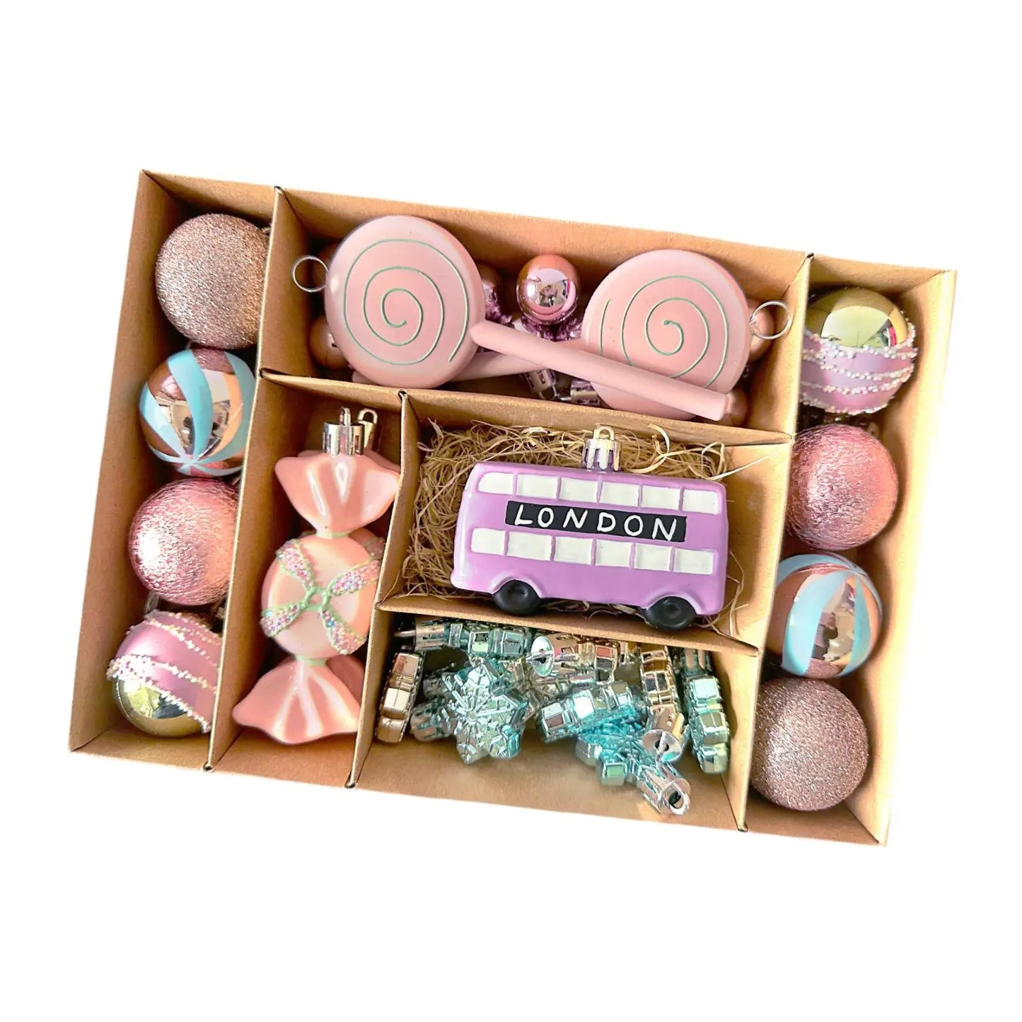 Kesoto Weihnachtskugeln Set Bruchsicher - Ø5 cm Kunststoff 24 Stück