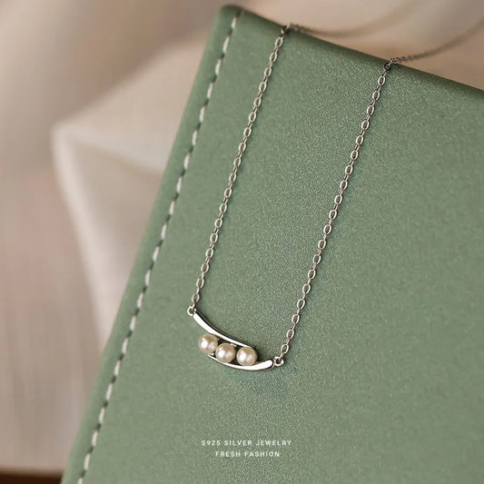 Pandantiv OBEAR XL864 cu perle de lux pentru femei - Argint 925 1,2g