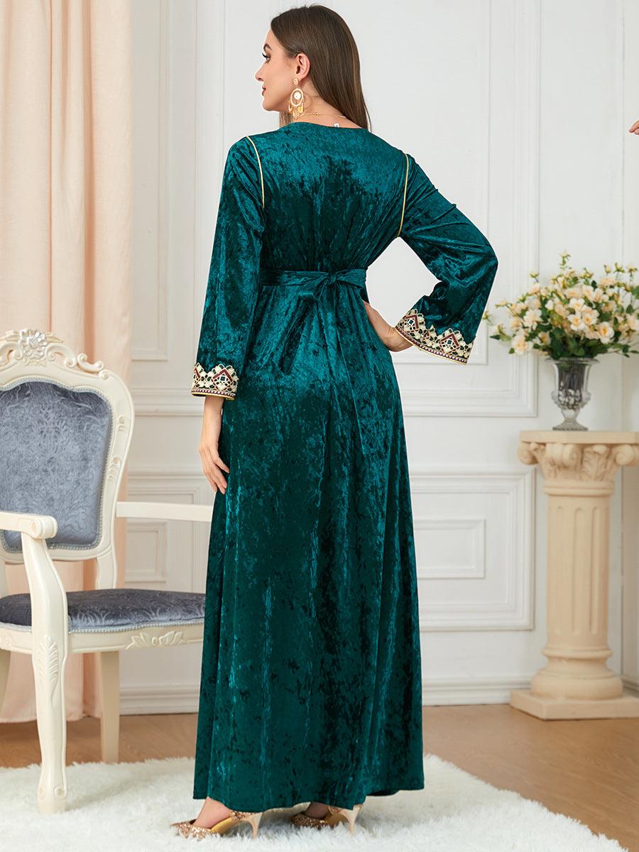 Elegant Dubai inspired dress for muslim women,Modest & stylish fashion