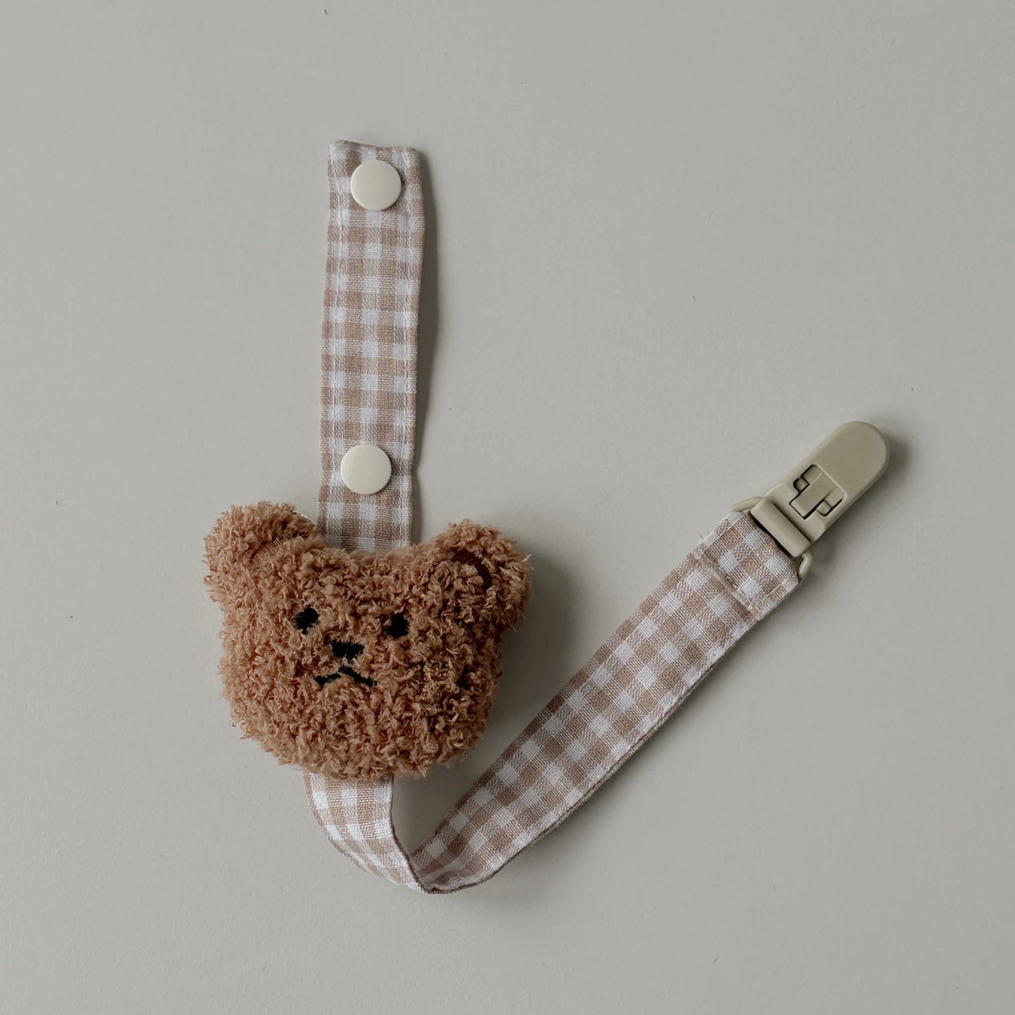 Baby Pacifier Clip Cute Bear Pacifier Chain Baby Pacifier Handheld Tooth Toy For Boys And Girls Enlightening Toy Pacifier Chain