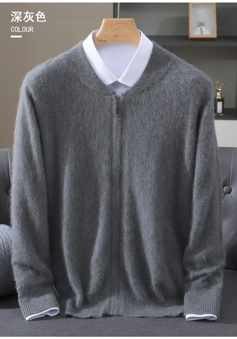 Snaoutofit Stehkragen Reißverschluss - Nerz Kaschmir M