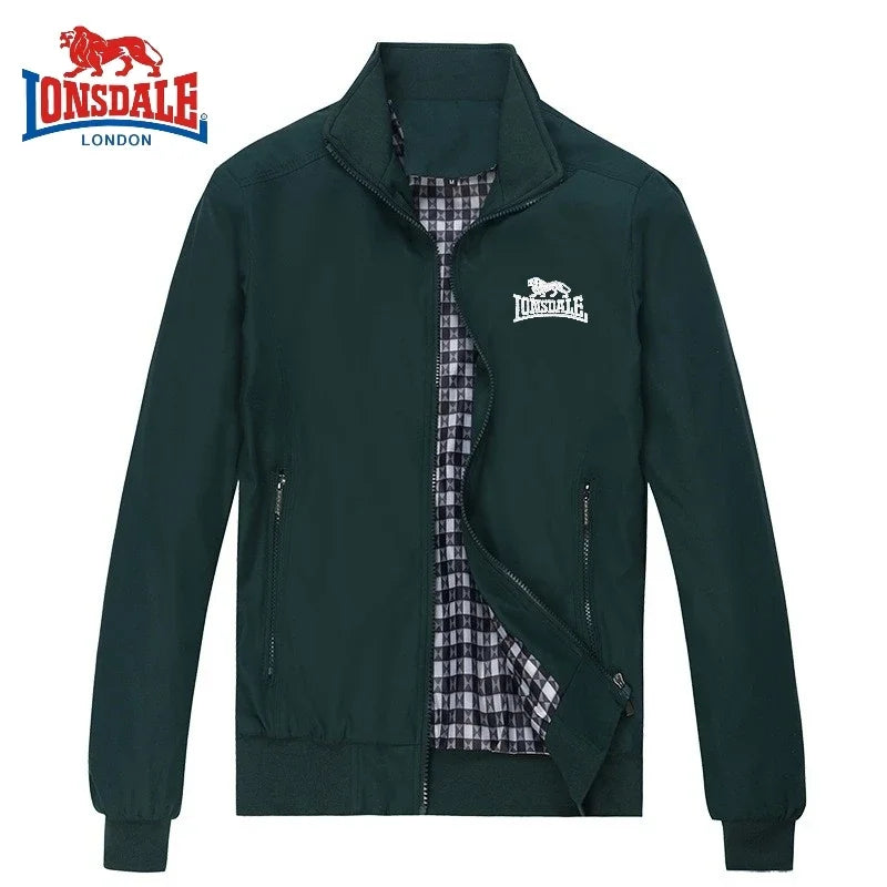 HerbstLux Reversjacke bestickt - Größe Regular, winddicht