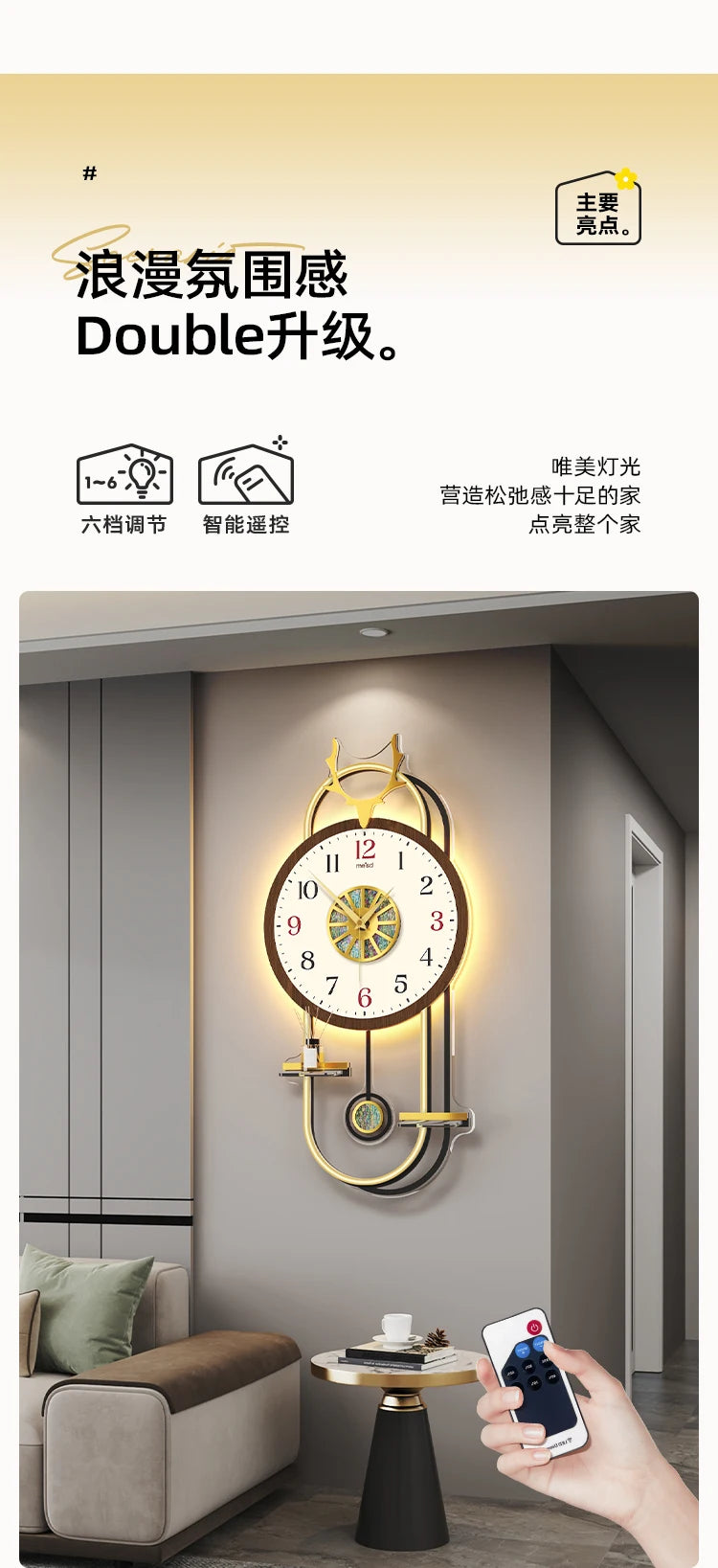 Modern Digital Clocks Wall Nordic Design Luminous Living Room Clock Wall Luminous Art Relogio De Parede Room Decorarion