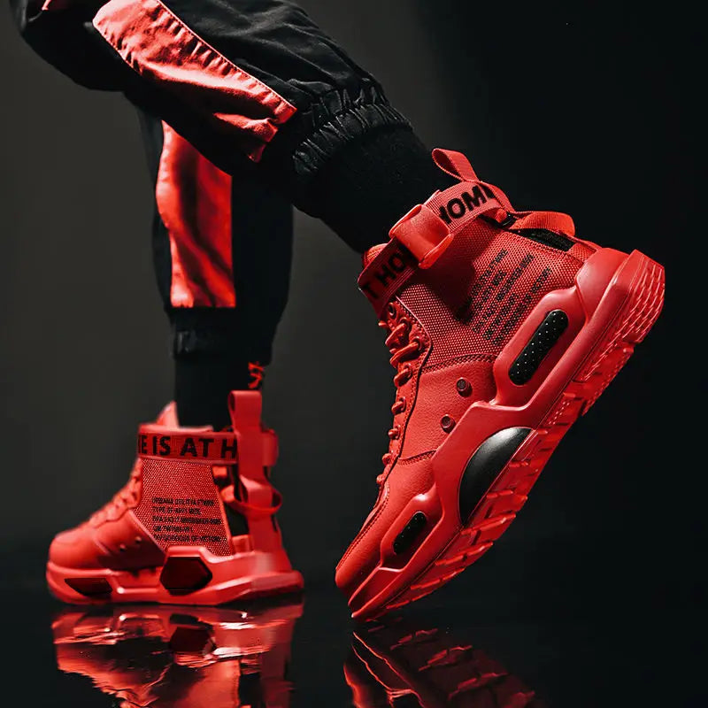 Sneakers Men High Top Shoes for Men Wild Casual Sports Male Tides Tenis Shoes NEW Outdoor Breathable Training Off White Trainers