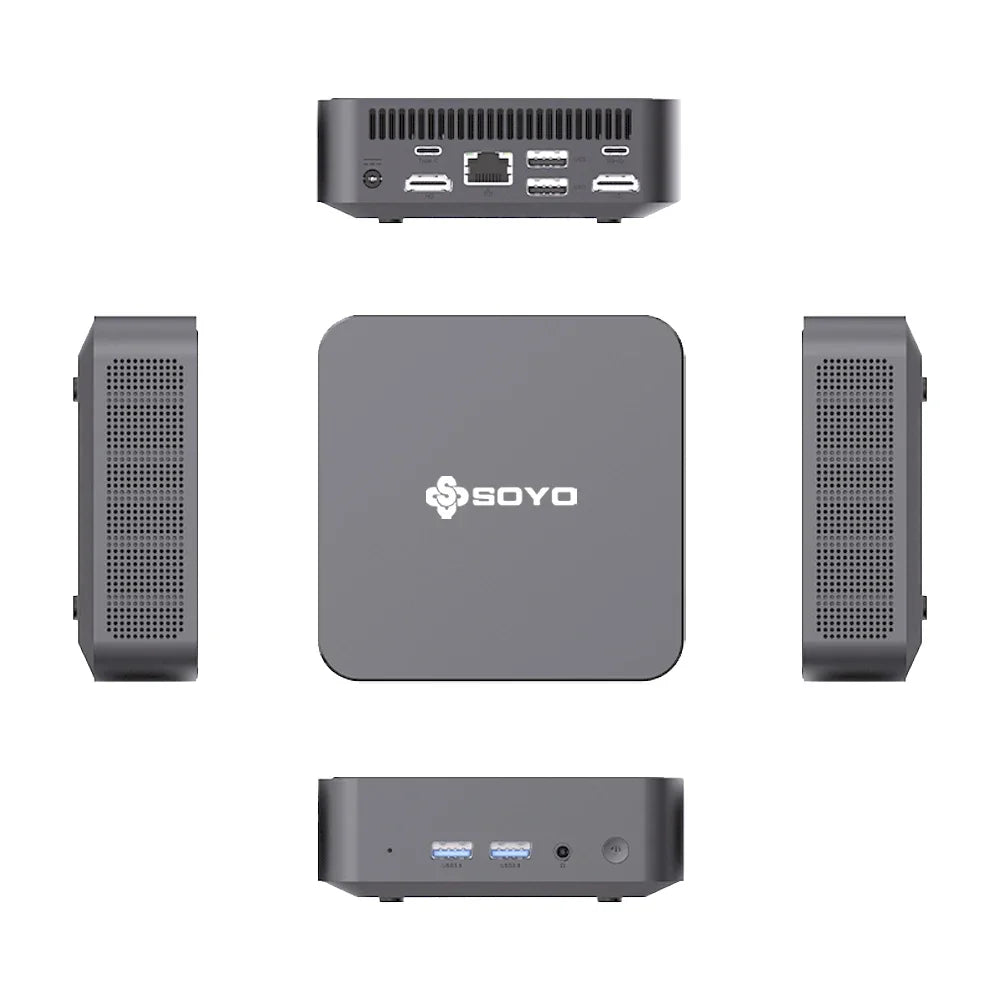 SOYO M4 Air Intel N95 - 16 GB RAM, 512 GB SSD, Mini-PC