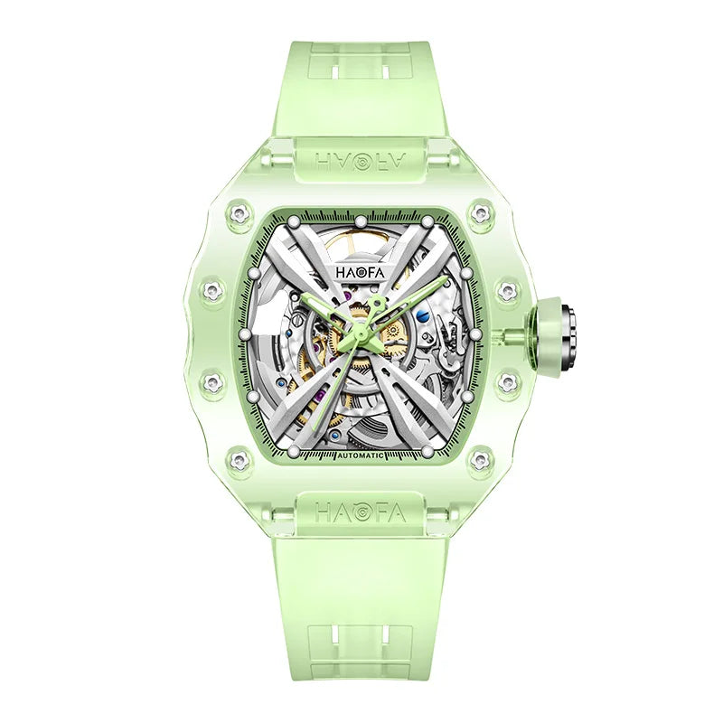 Haofa luminous crystal watch automatic mechanical timepiece