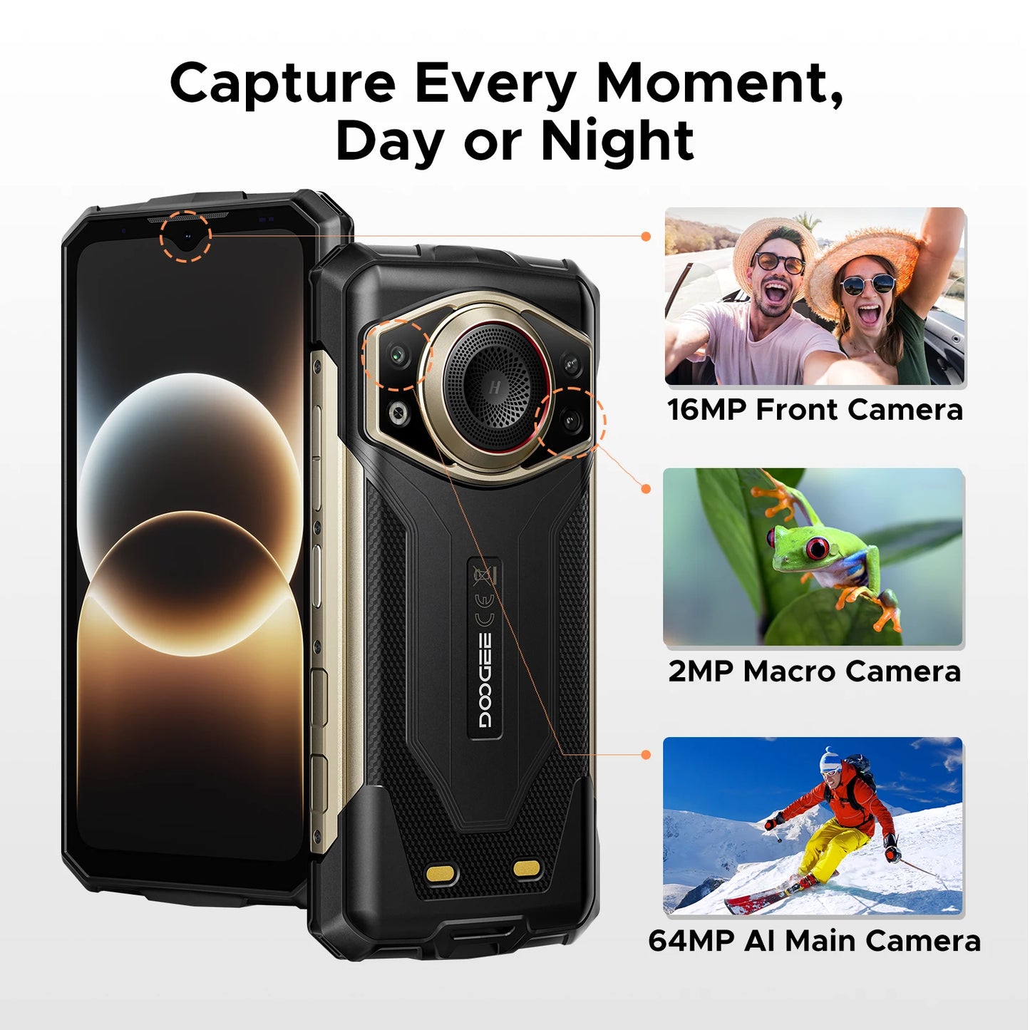 DOOGEE Fire 7 Ultra 5G Robustes Smartphone - 13000 mAh, 33 W, 6,6 Zoll