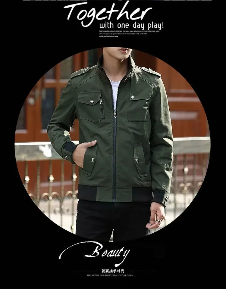 UrbanFit U1 Bomberjacke Herren winddicht - Futter, Gr. L