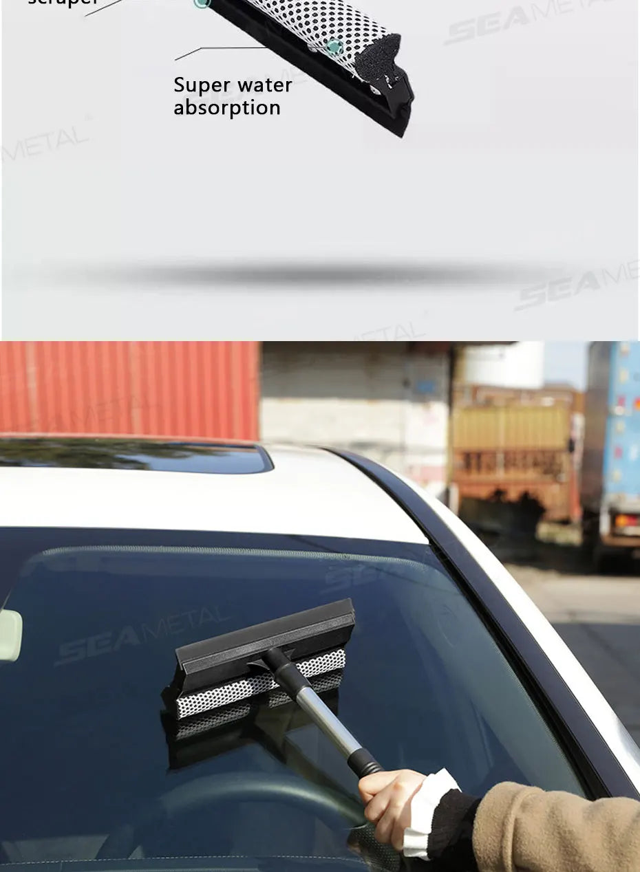 SEAMETAL T-Wischer Fensterreiniger Spiegel - 48×20×6 cm