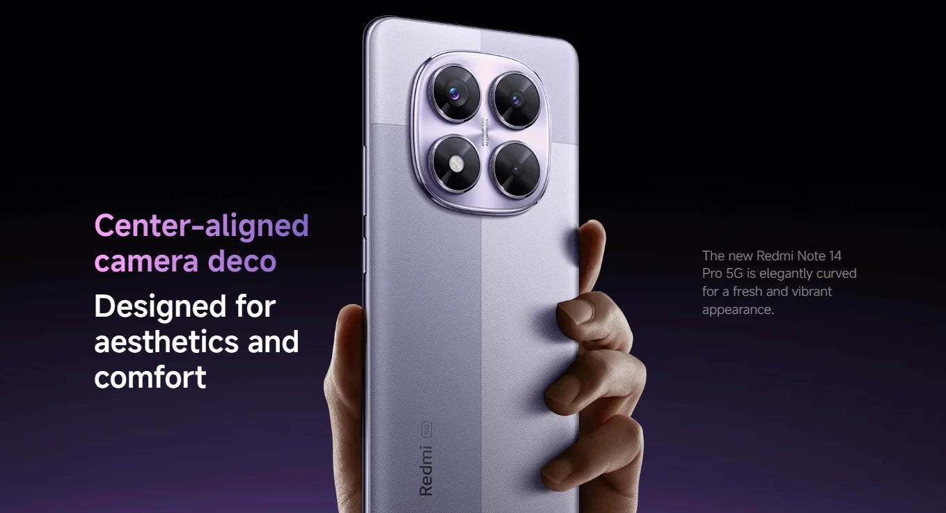 Xiaomi Redmi Note 14 Pro 5G - Batterie 5000 mAh, 45W, 6,68 Zoll AMOLED