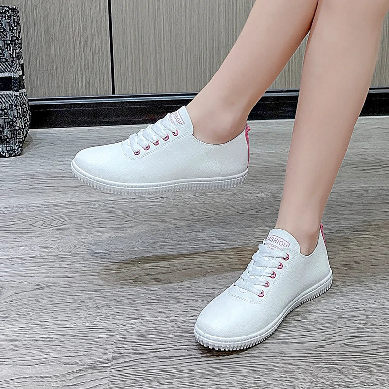 Women Shoes Summer 2024 Spring Women White Casual Shoes Breathable Flats Fashion Breathable Women Sneakers