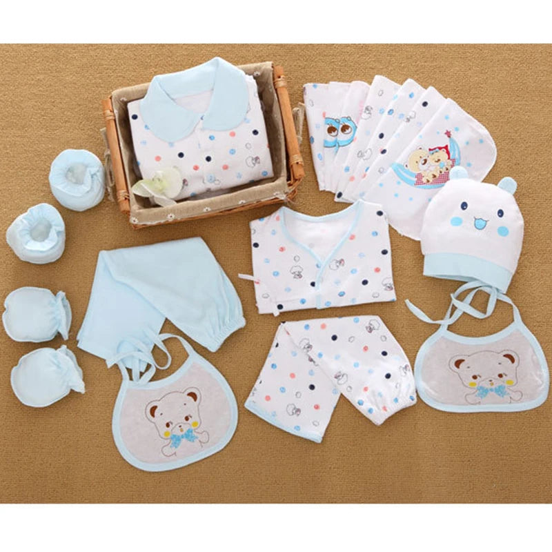 Guangdong Babyset 100 Prozent Baumwolle - 18 Teile 0-12M