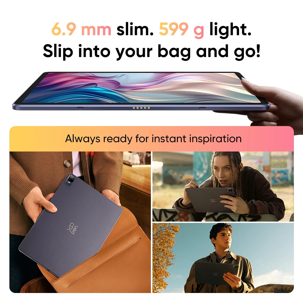 XPPen Magic Drawing Pad 12.2 inch Tablet Android 8GB/256GB 8000mAh with X3 Pro Pencil (16K Pressure/No Charging) Graphics Tablet