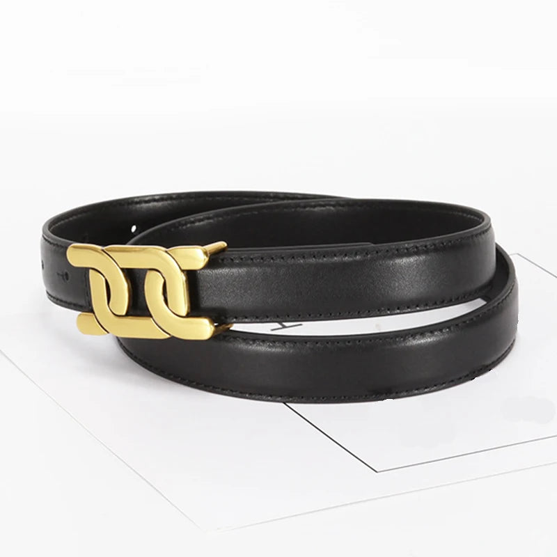 DINISITON Retro Gürtel Fashion - PU 2.4cm Breite, 6.1cm