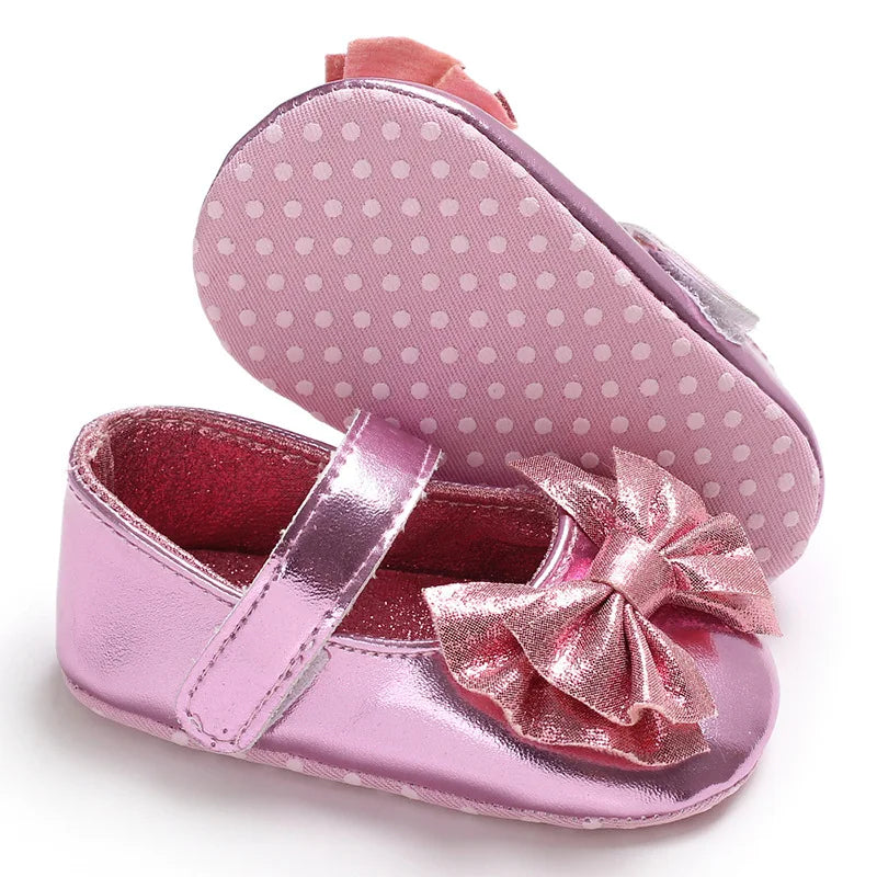 BabyStep Lauflernschuh Schleife - Weiche Sohle 10 Cm