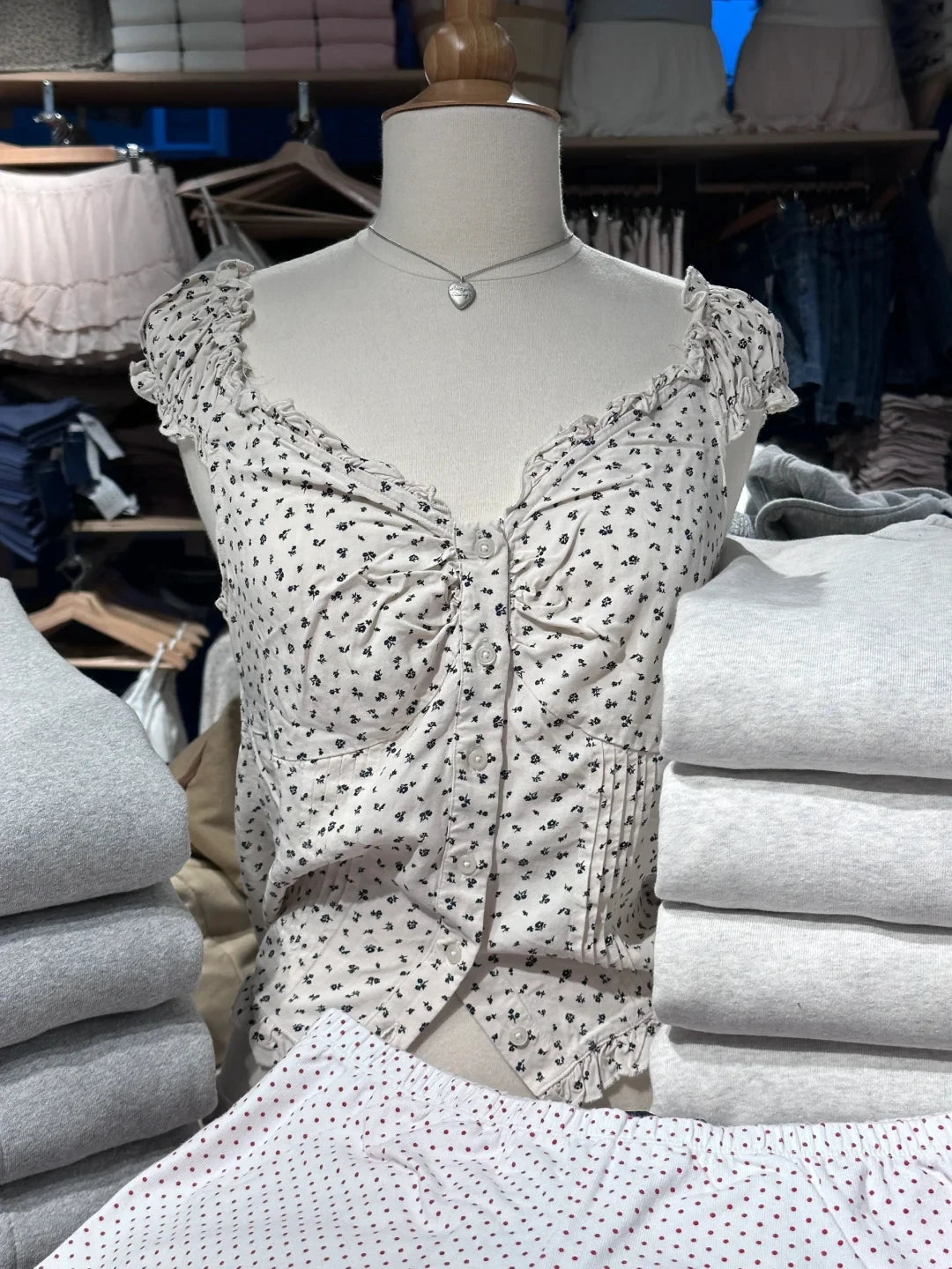 Blue Plaid Ruffles T-shirt Women Summer Folds V-neck Single Breasted Short Sleeve Tee Shirts Sweet Girls Cotton Slim Crop Top