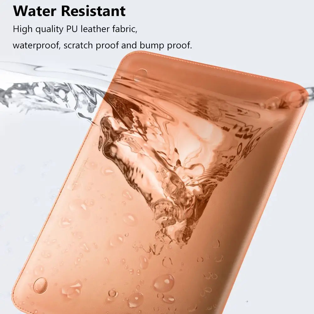 KUMON Slim Ultrabook-Hülle - 11/13/15 Zoll PU-Leder Stand