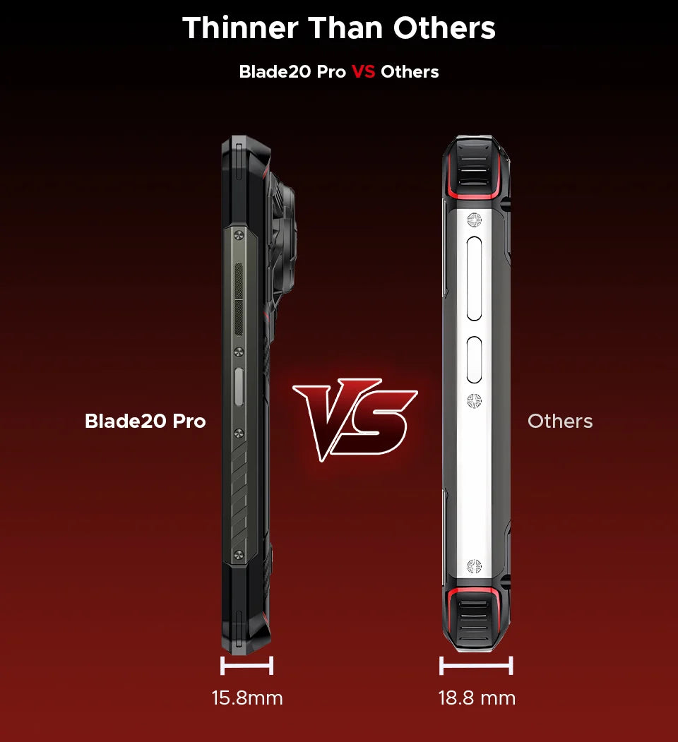 DOOGEE Blade20 Pro Robustes Smartphone - 11800mAh 18W 6,6 Zoll