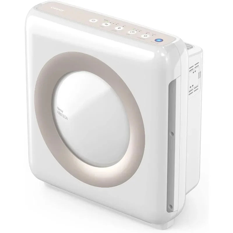 Coway Airmega AP-1512HH(W) True HEPA Purifier with Air Quality Monitoring, Auto, Timer, Filter Indicator, and Eco Mode