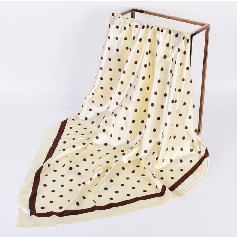 Luxoria Seidenoptik Halstuch - 90x90 cm Polyester weich