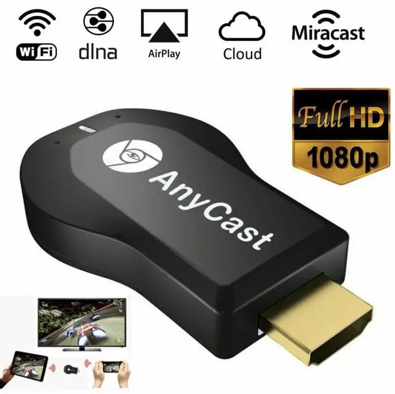 Abdo M2 Plus Drahtlos WiFi Display Stick- 1080p HDMI 2.4GHz