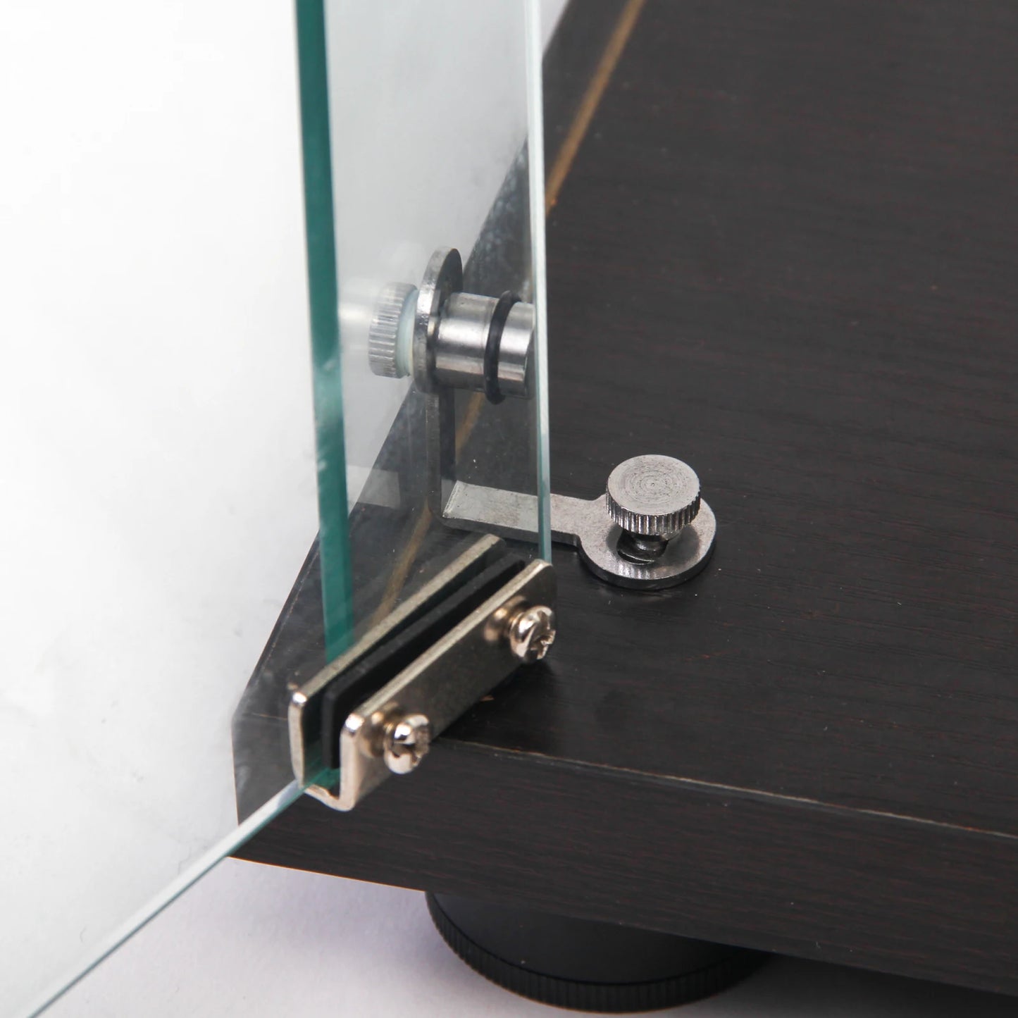 Rosahqnda Vitrine 4 Ebenen Gehärtetes Glas Elegant