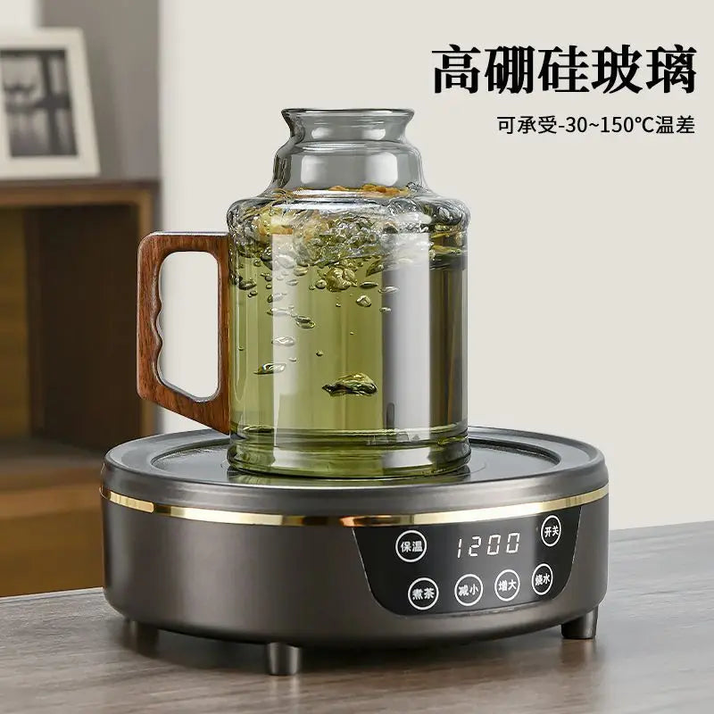 New small warm pot home teapot Glass tea cup mug braised teapot office thermos bottle