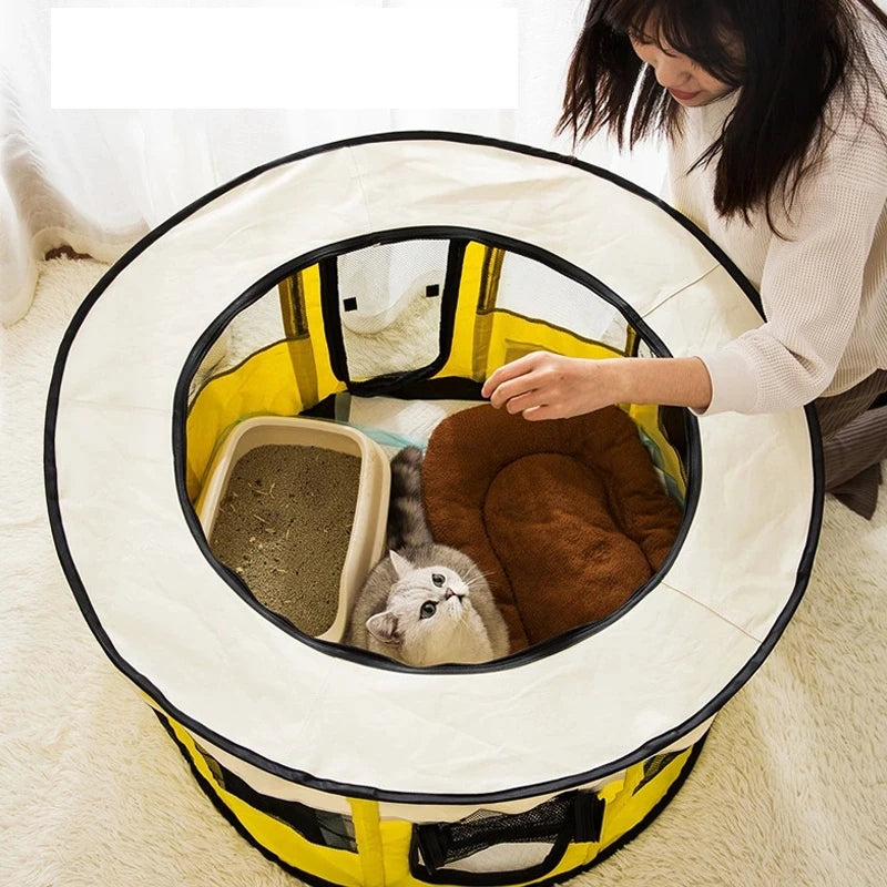 Large Dogs Houses Beds Dog House  Foldable Pet Bed Tent Cats Cama Sweet Cat Bed Basket Cozy Kitten for Delivery Room