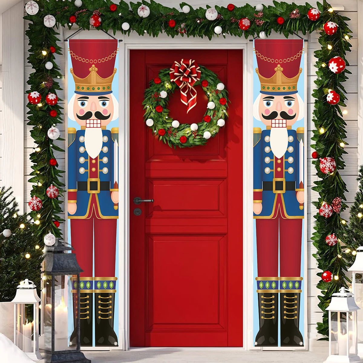 CN Zhejiang Türbanner Weihnachtsdeko - Größe Groß, Polyester