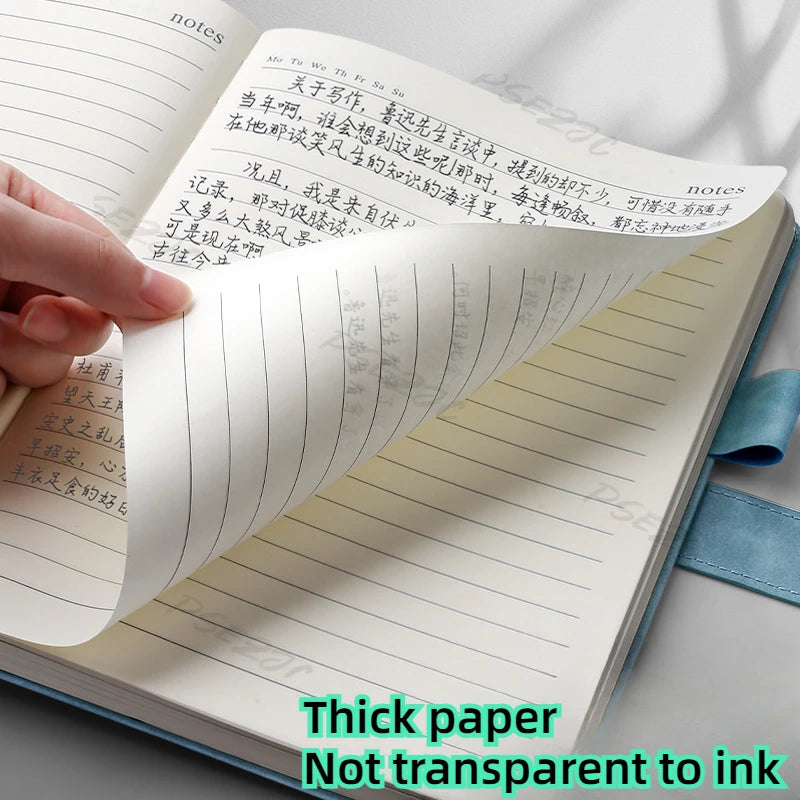 Hign-concerned TH0155 Ultra Dickes Notizbuch - A4 Softleder