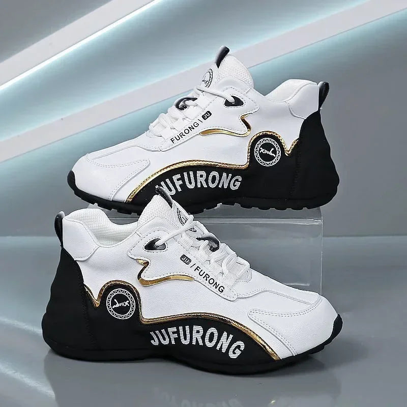 Man 2024 Luxury Sneakers Sports Shoe Women Casual Sneakers Chunky Sneakers Couples New Designer Soft-soled Leather Running Shoes