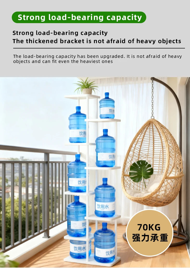 MTShiningFrame Pflanzenständer 7 Ebenen Metallrahmen Montage