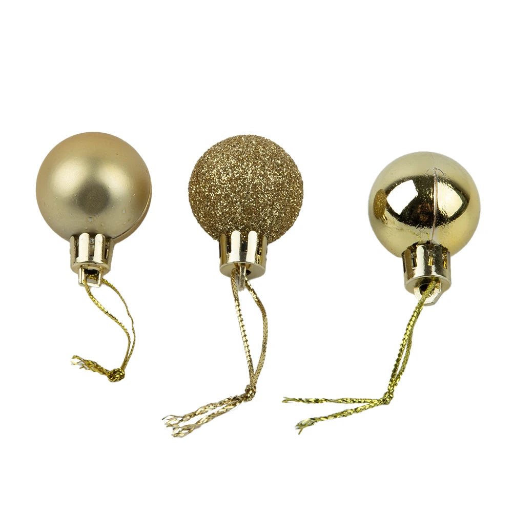 Choice Christbaumkugeln Kunststoff - 24 Stück, Ø3 cm