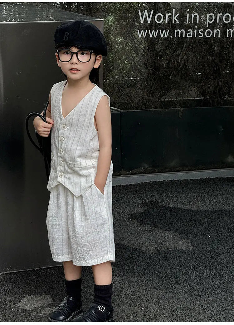 Kinder-Eleganz-Set 2025: Weiße Boutique-Kollektion - Premium Formal Wear