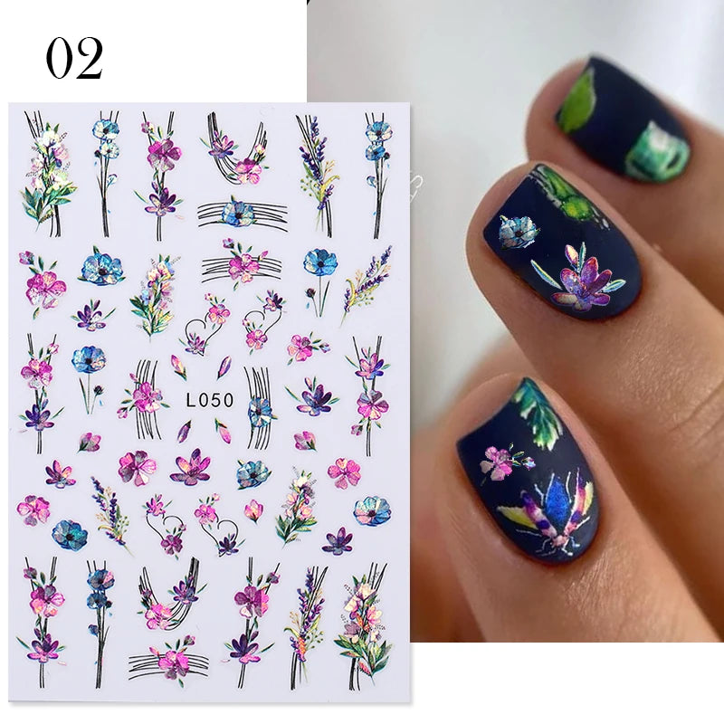 Designs 5D Relief Schmetterling Nagelsticker - 1 St 3D
