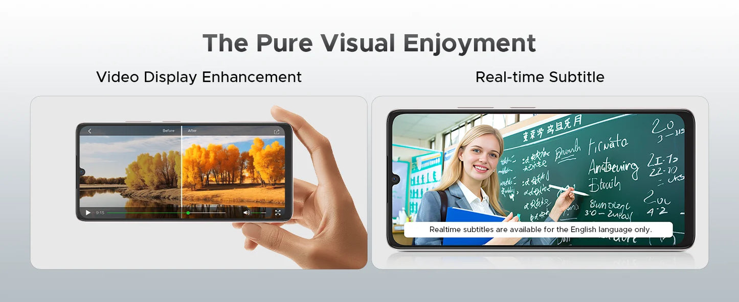 DOOGEE Note58 Pro Großes Display 6,75 Zoll - 6250mAh, 256GB Speicher