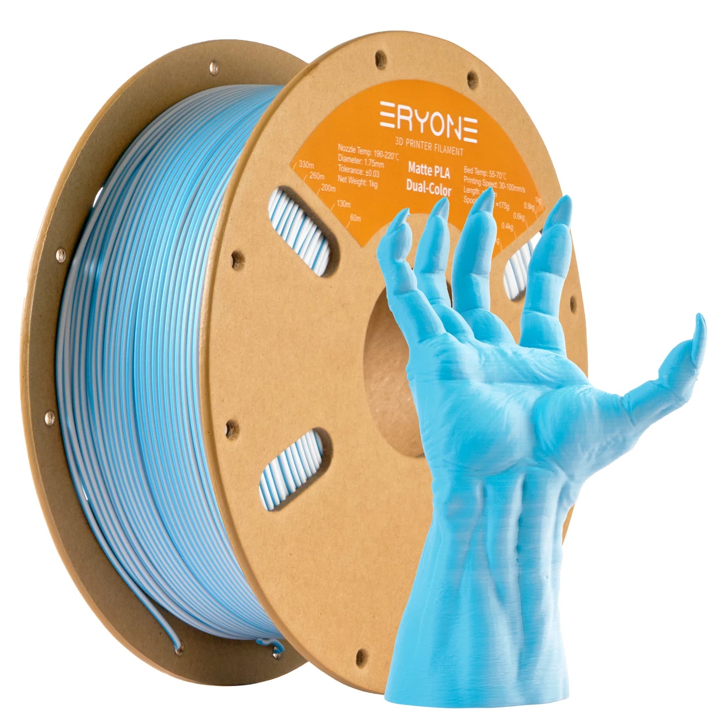 ERYONE Matte Dual Color PLA - 1,75 mm 1 kg Toleranz 0,03 mm