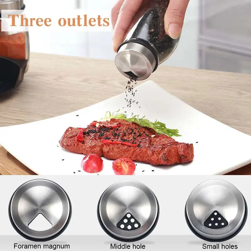 Choice Drehbares Gewürzglas Set Rotierend - 7 Stück 200ml