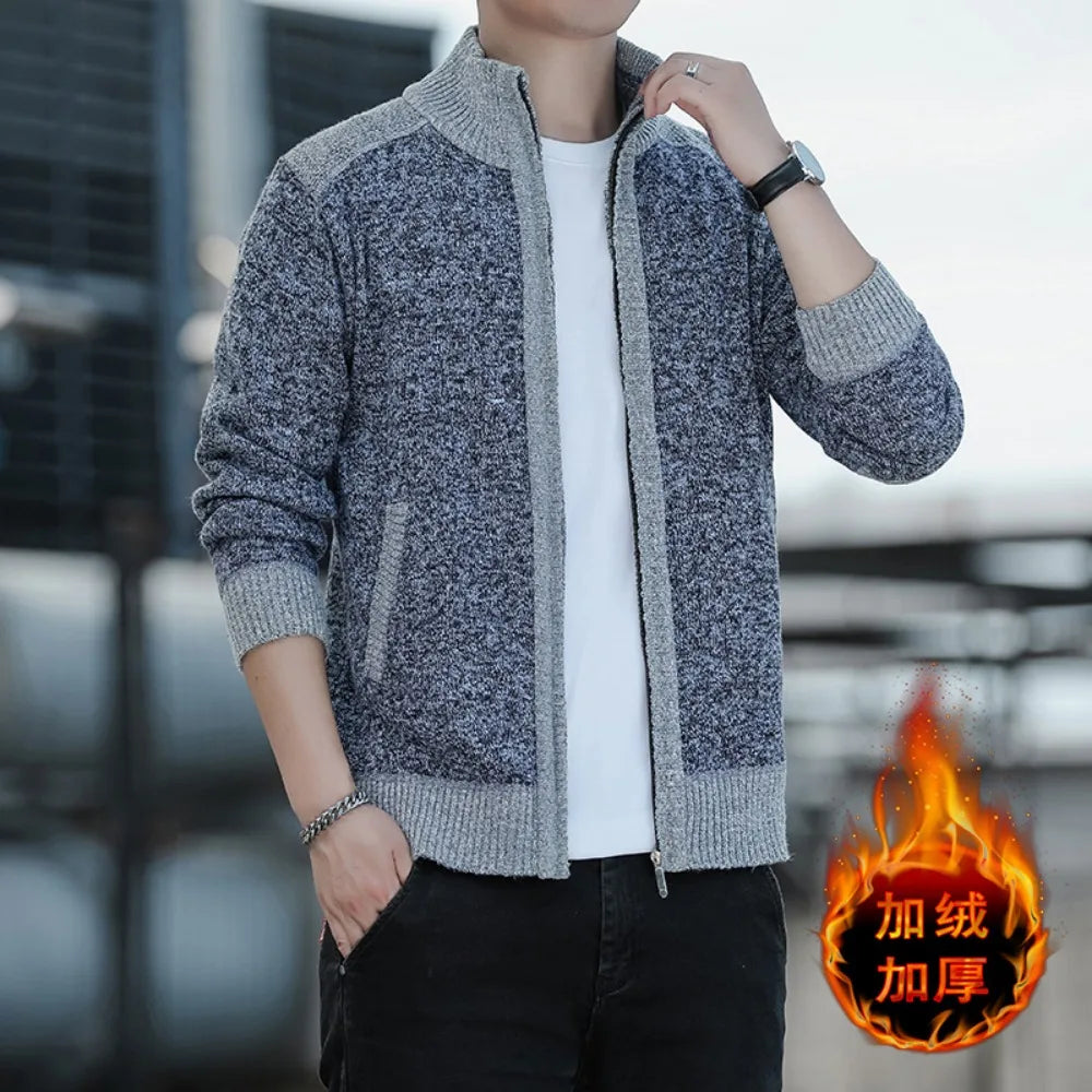 FURCWCN Cardigan Stehkragen - Größe M, Polyester, Gew.