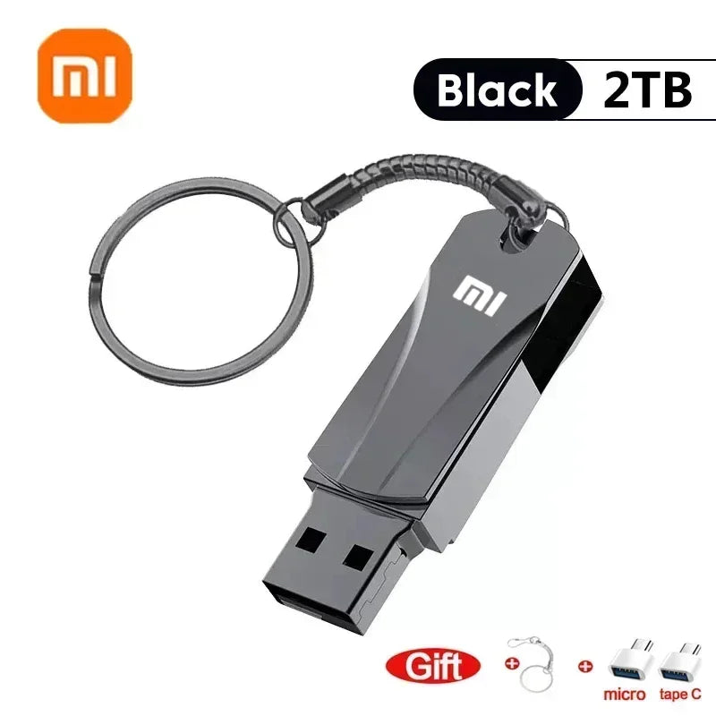 Xiaomi 16TB Flash Drive USB 3.2 Super High Speed Metal Transfer U Disk Pen Drive 8TB Waterproof Type C Disk SSD USB Drive Disk