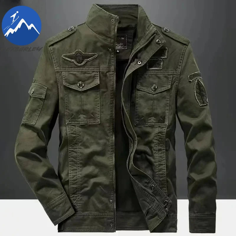 KletPro Casual-Jacke Pilotstil- Kapazität:2TaschenGröße6XL