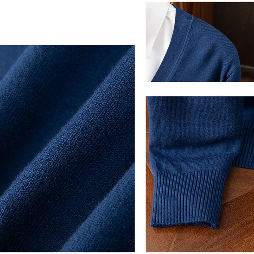 CN Cardigan V-Ausschnitt - Größe M, Polyester, Slim-Fit