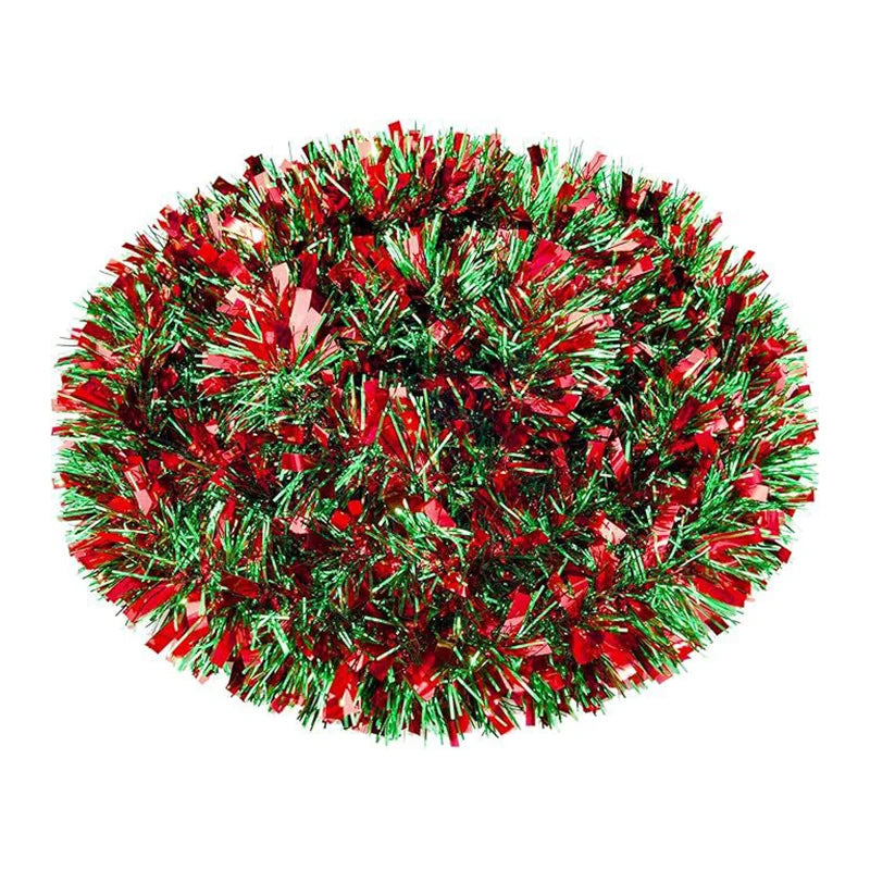 1/3/5Pcs 2M Weihnachten Streifen Band Rot Grün Lametta Girlande Weihnachten Baum Hängende Ornamente Hause dekoration Neue Jahr Party Liefert