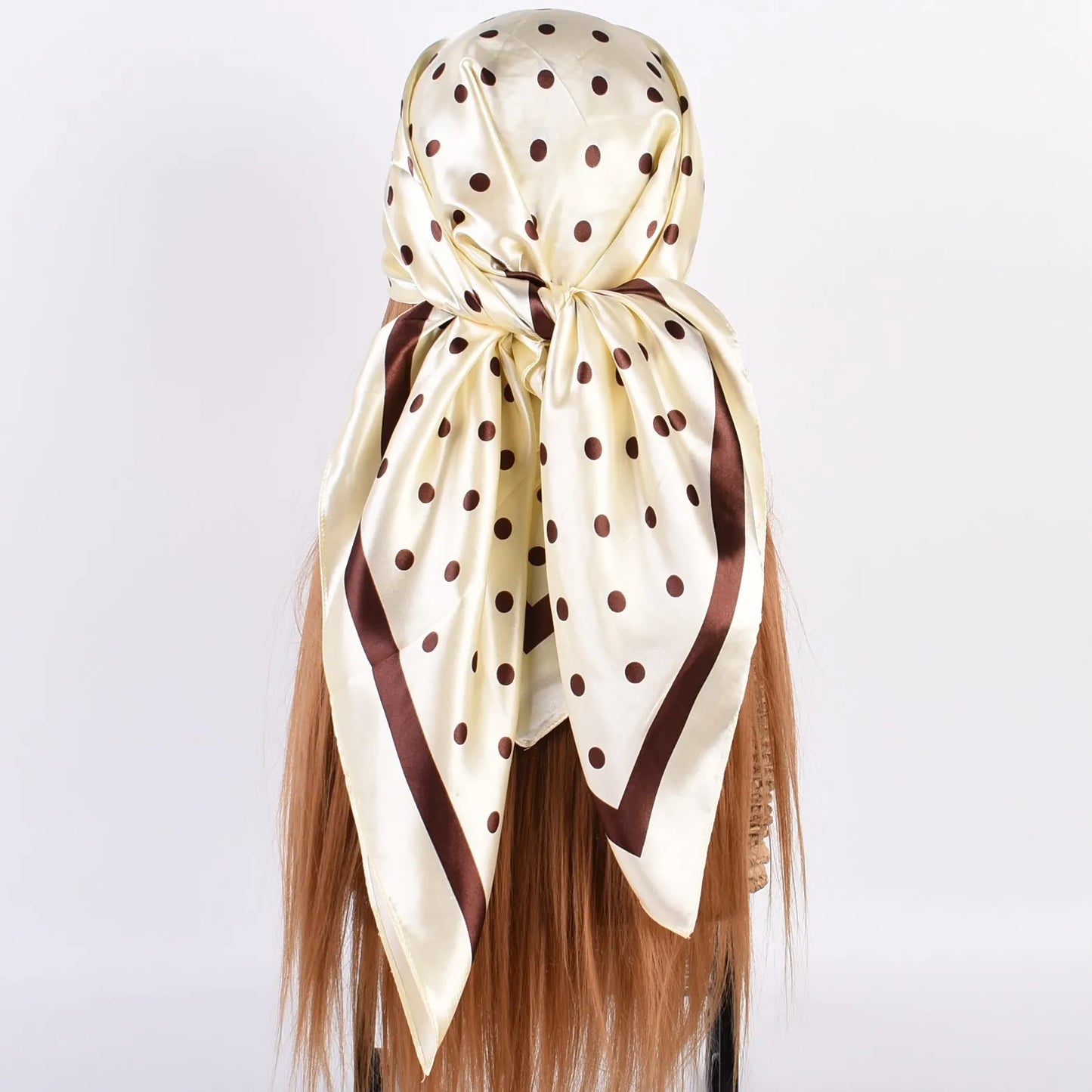 Luxoria Seidenoptik Halstuch - 90x90 cm Polyester weich