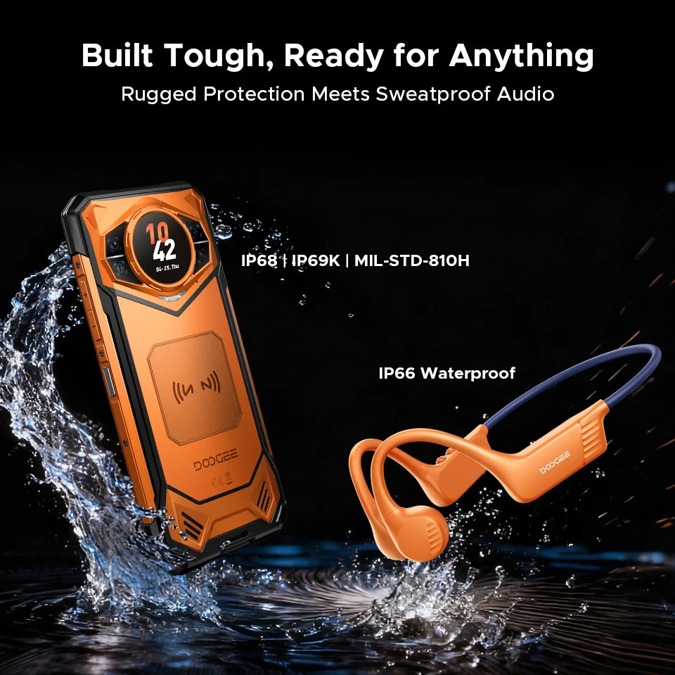 DOOGEE S200 Robustes 5G Smartphone - 10100 mAh, 33W, 6,72 Zoll