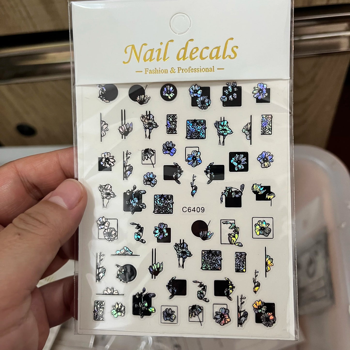 MAFANAILS Y2K Holo Schmetterlinge - 12er Selbstklebend