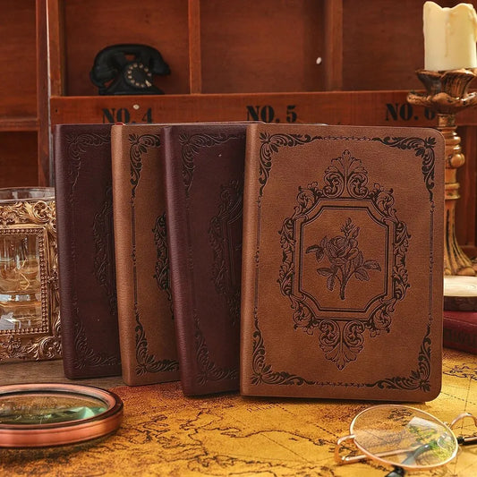 Choice A6 Vintage PU Leder Notizbuch - 144 Blatt Liniert