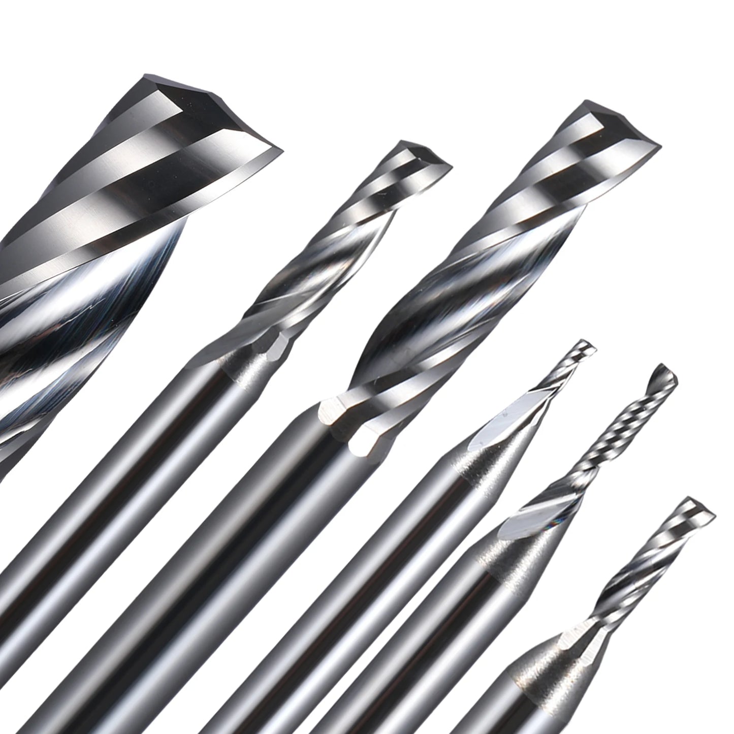 HOZLYCED Singleflute Spiralfräser - Ø3.175-8mm 38-80mm