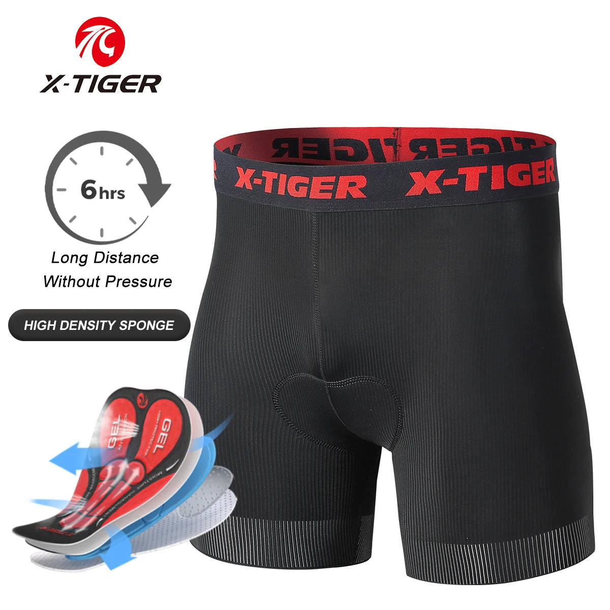 X-TIGER XM-DNK-36001 atmungsaktiv - Gel-Pad, S-XL, Poly