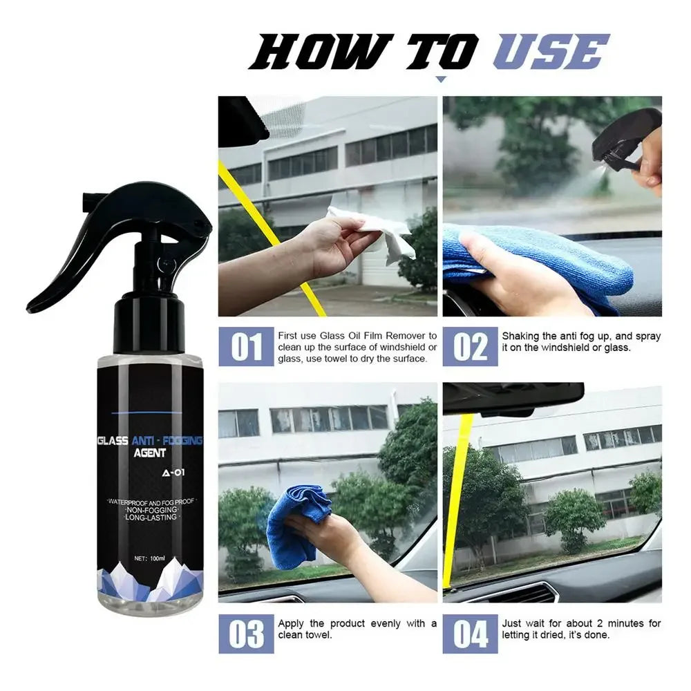 Brangdy Antibeschlagspray - 30ml 100ml Auto Spiegel